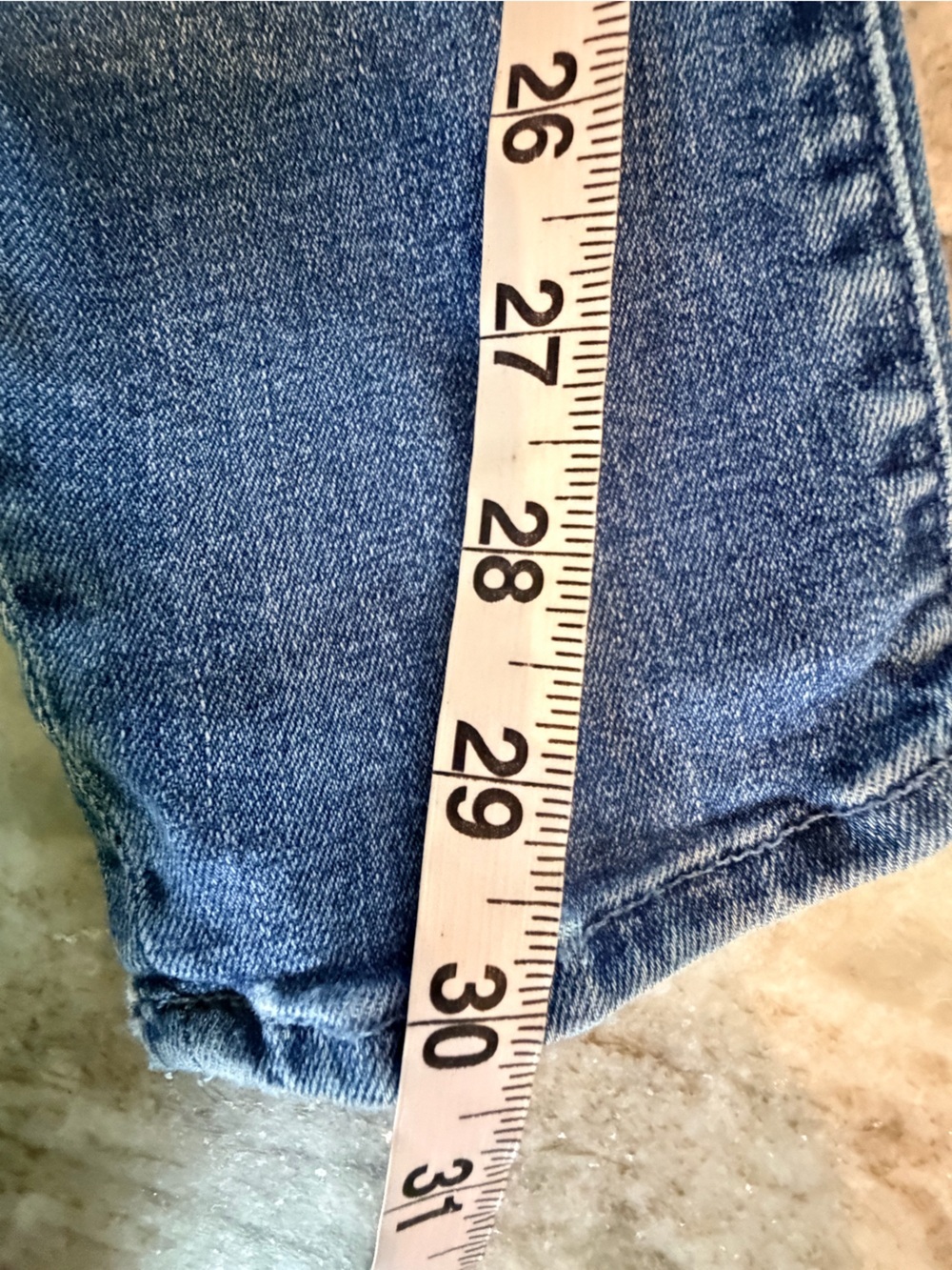 MOTHER The Looker Skinny Jeans 28 Groovin Blue Stretch Denim USA - Picture 14 of 15
